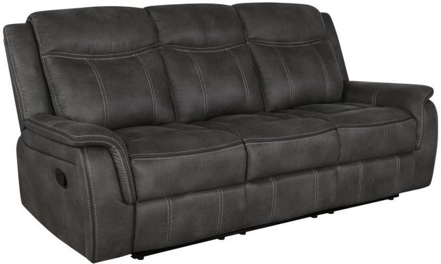 Coaster® Lawrence 2-Piece Charcoal Reclining Living Room Set-1