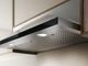 Elica Techne Series Modena 30" Stainless Steel Under Cabinet Range Hood with Black Glass Trim-3