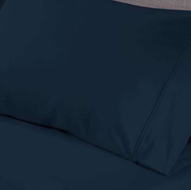 BEDGEAR® Basic 3-Piece Navy Blue Twin Sheet Set-1