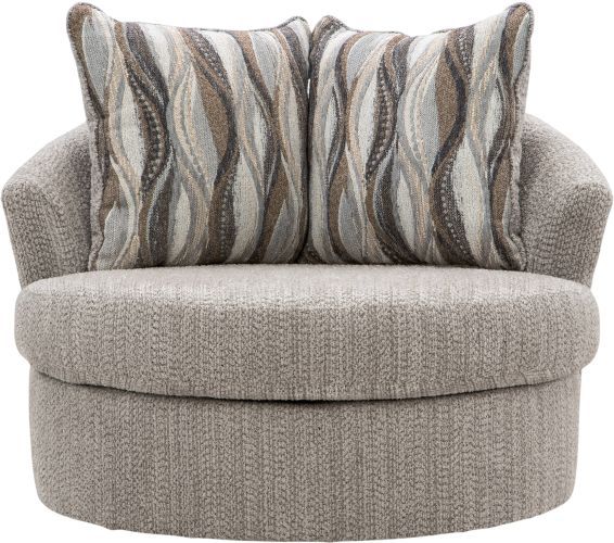 Signature Design by Ashley® Lofwood Fossil Swivel Accent Chair-2