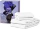 Purple® SoftStretch® 3-Piece True White Rayon Twin/Twin XL Deep Pocket Sheet Set-0