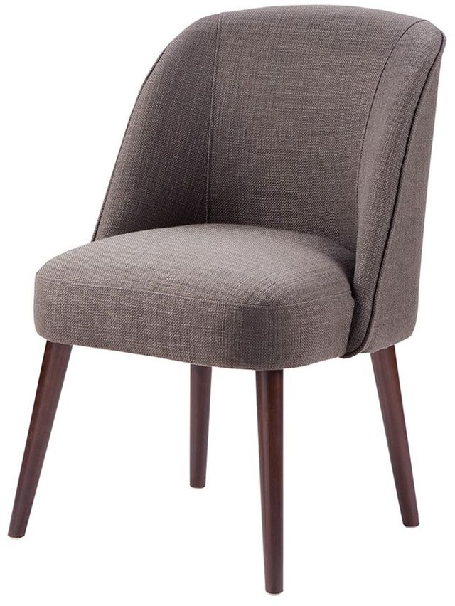 Olliix by Madison Park Charcoal Bexley Rounded Back Dining Chair-2