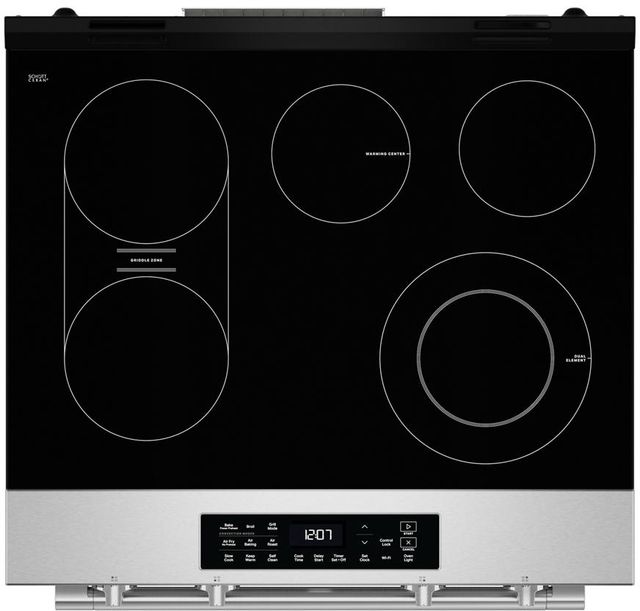 Maytag® 30" FingerPrint Resistant Stainless Steel Glass Top Slide-In Electric Range with Grill Mode-2