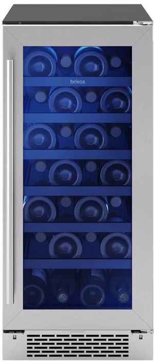 Zephyr Brisas 4.0 Cu. Ft. Stainless Steel Wine Cooler