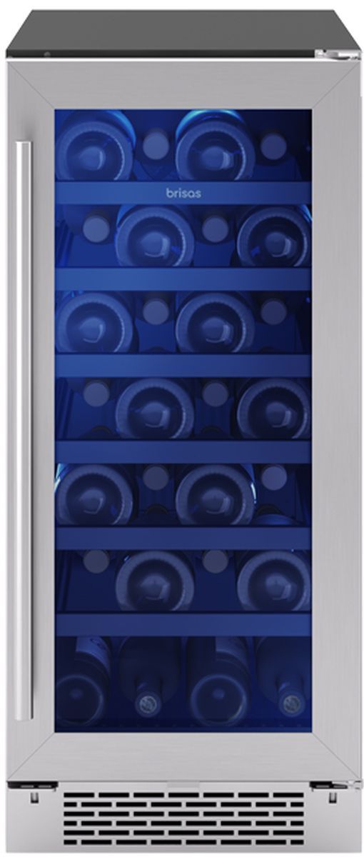 Zephyr Brisas 4.0 Cu. Ft. Stainless Steel Wine Cooler-0