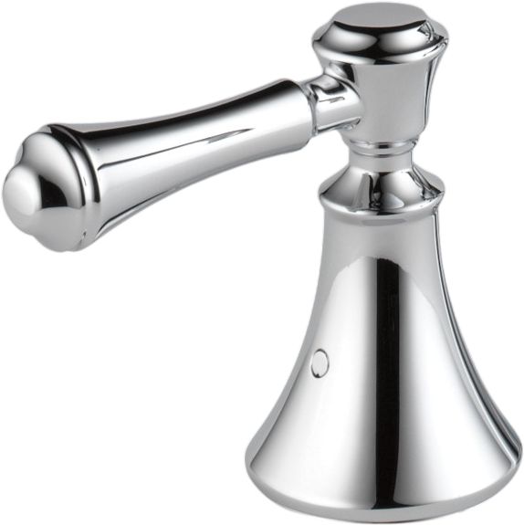 Delta Cassidy® Chrome Roman Tub Metal Lever Handle-0