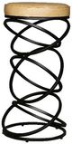 Porter International Designs Polaris Black/Tan Bar Stool-0