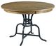 Kincaid Furniture The Nook - Brushed Oak 44" Round Dining Table with Metal Base -0
