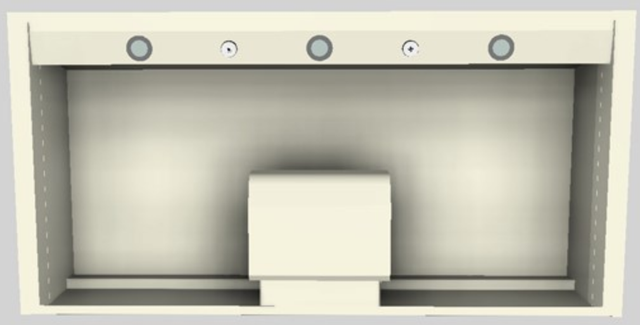 Vent-A-Hood® Designer Series 48" Biscuit Wall Mounted Range Hood-3