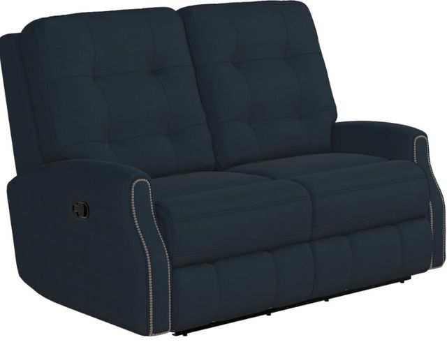 Flexsteel® Customizable Devon Fabric Manual  Reclining Loveseat-1