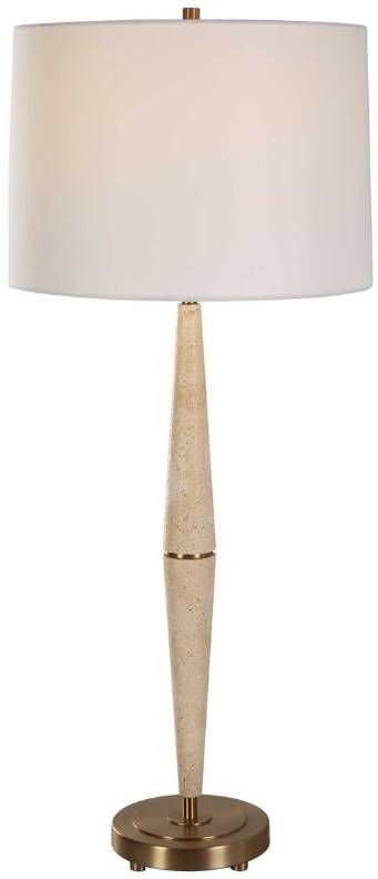 Uttermost® Edison Palu Brushed Brass Table Lamp-3