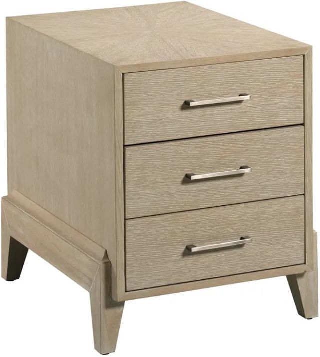 Hammary® Kaplan Almond Charging Chairside Table-0