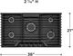 Frigidaire Gallery® 36" Black Gas Cooktop-3