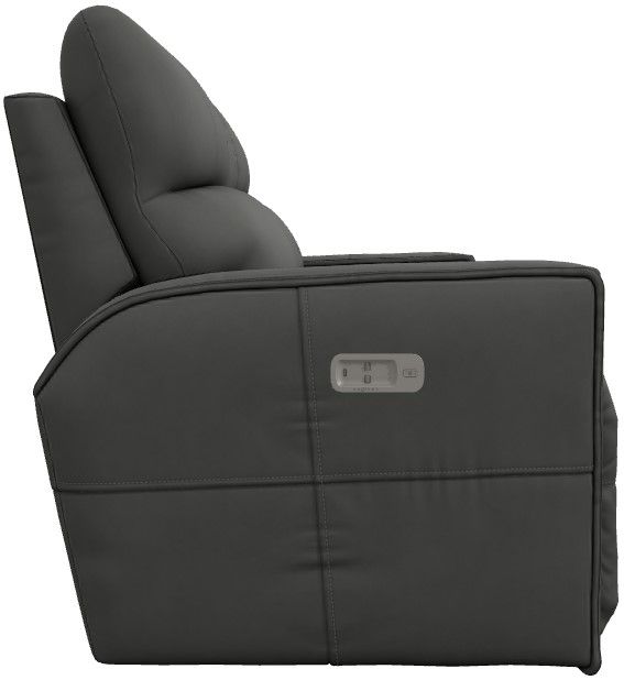 La-Z-Boy® Maddox Slate Power Reclining 2-Seat Sofa with Headrest-3