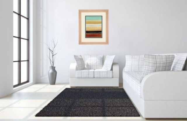 Classy Art Horizon Lines I by Tesla, C Wall Art-2