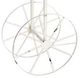 A & B Home White Novelty Pushcart Plant Stand with 2 Baskets-2