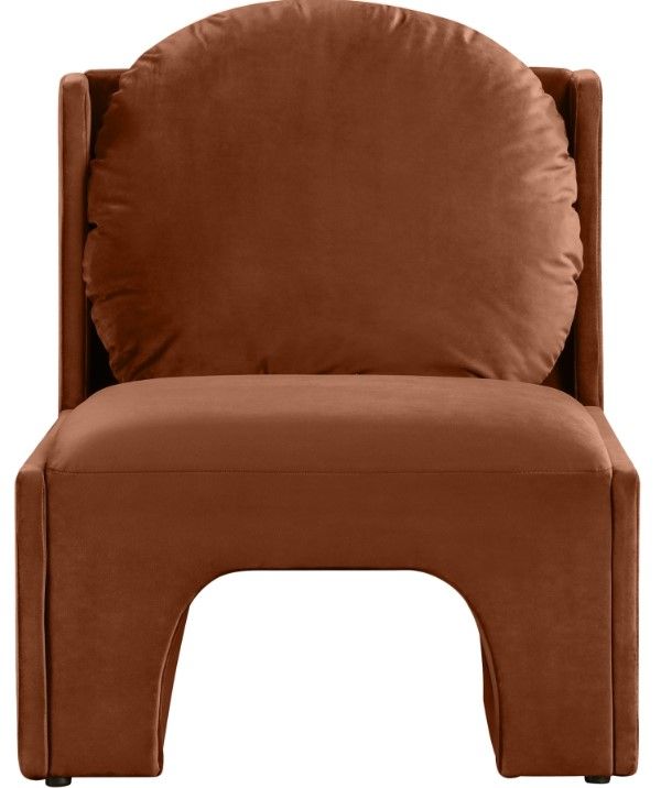 Meridian Furniture Sigma Cognac Upholstered Accent Chair-2