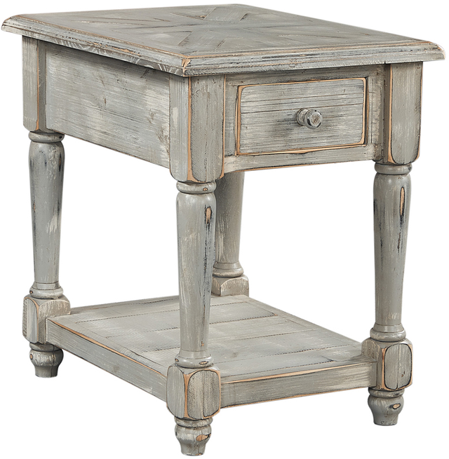 aspenhome® Hinsdale Greywood Chairside Table-1