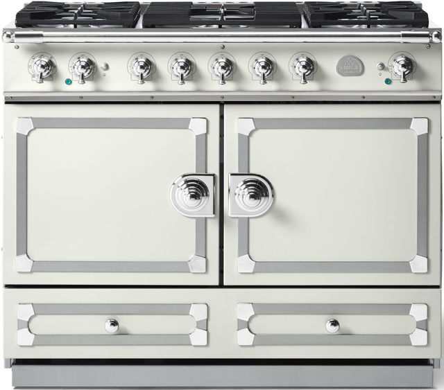 La Cornue CornuFé 110 43" Pure White Pro Style Dual Fuel Range-0
