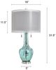 Stylecraft Rummen Blue Table Lamp-2