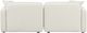 TOV Furniture Travie 2-Piece Sand Modular Loveseat-4