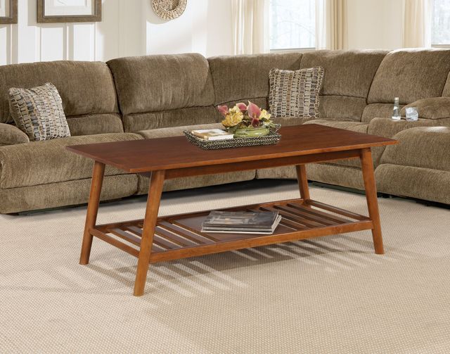 Linon Cosgrove Brown Coffee Table-1