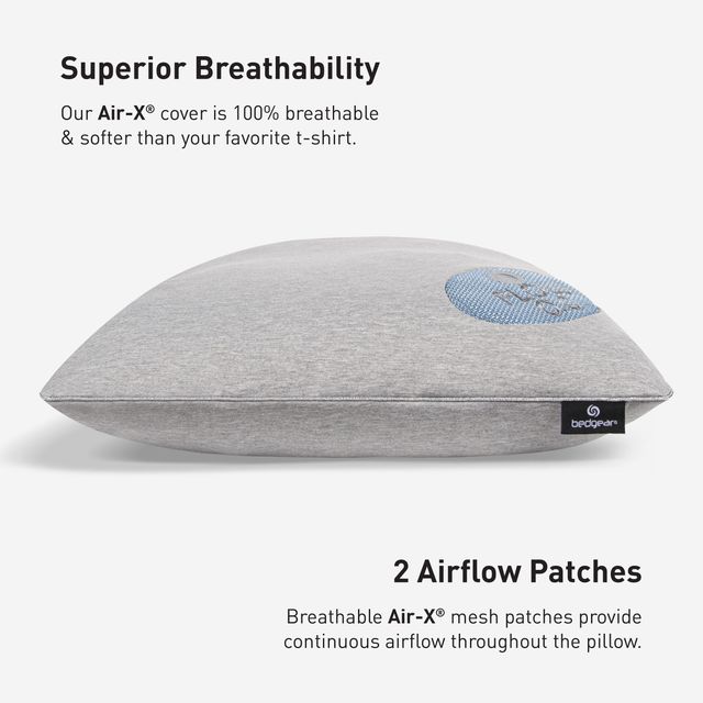 BEDGEAR® Flow Performance® 0.0 Memory Foam Medium Soft Standard Pillow-4