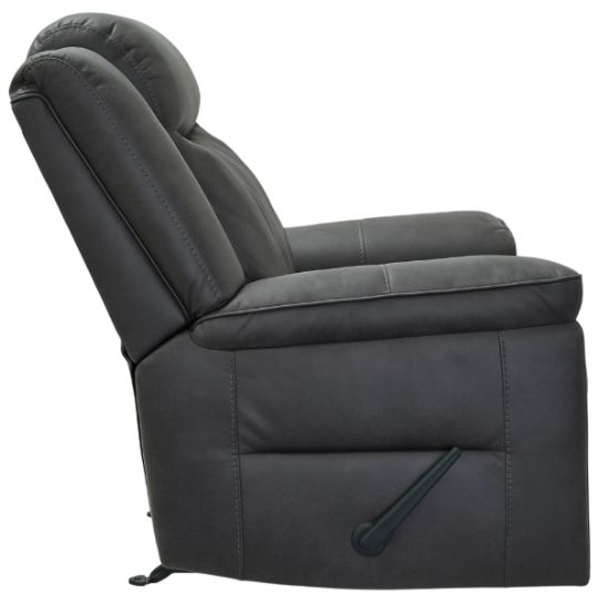 Signature Design by Ashley® Status Check Shadow Manual Rocker Recliner-3