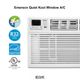 12,000 BTU 115V Window Air Conditioner with Remote Control-4