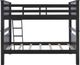 Powell® Dixon Black Twin/Twin Bunk Bed-5