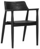 Dovetail Furniture Stafford Black Dining Chair-0
