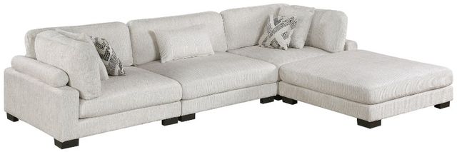Homelegance® Tinley 4-Piece Beige Modular Sectional with Ottoman-0