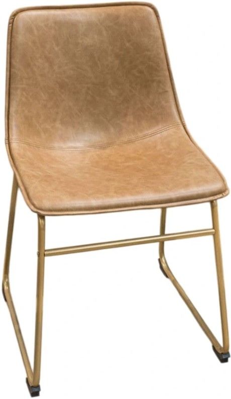Signature Design by Ashley® Ciabori Gold/Toast Upholstered Dining Side Chair-3