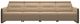 Stressless® by Ekornes® Emily Beige 4-Seater Power Reclining Sofa with Wood Base-0