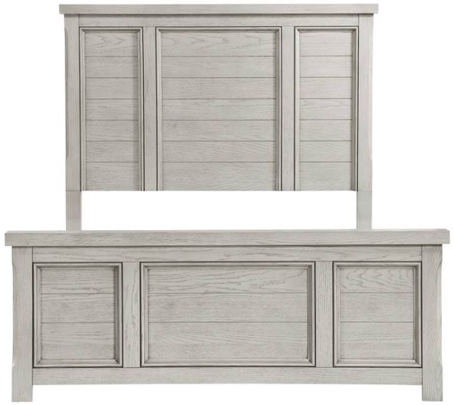 Homelegance® Providence Antique White Queen Panel Bed-3