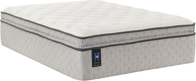 Sealy® Essentials™ Deaton II 13" Innerspring Soft Euro Pillow Top King Mattress-0