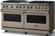 Viking® 5 Series 60" Nantucket Pro Style Dual Fuel (LP) Range with Polished Chrome Trim-2