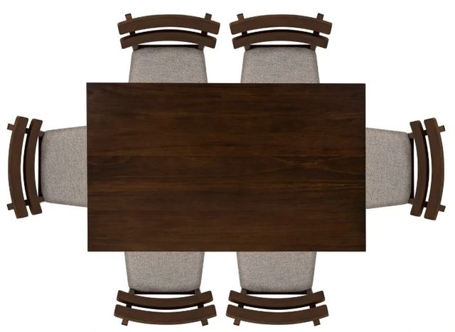 Powell® Daly 7-Piece Brown/Sand Dining Set-3