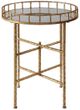 Uttermost® Tilly Glass Top Accent Table with Gold Frame-3