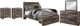 Benchcraft® Derekson 5-Piece Multi Gray Full Youth Storage Panel Bed Set-0