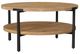 Flexsteel® Millwork Black/Umber Round Coffee Table-0