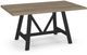 Amisco Customizable Alys Octavia Rectangular Table with 60" Solid Birch Table Top-0