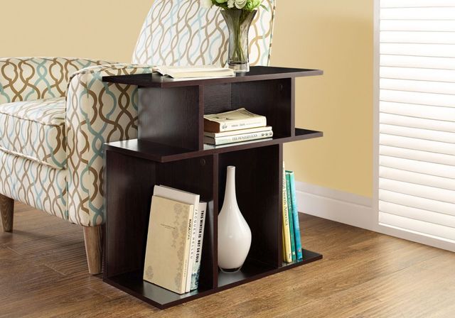 Monarch Specialties Inc. 24"H Espresso Accent Table-2