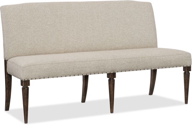 Hooker® Furniture Roslyn County White Upholstered Dining Bench-0