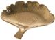 A & B Home Gold Gingko Leaf Decorative Plate-0