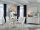 Magnussen Home® Willowbrook Egg Shell White Round Dining Table-1