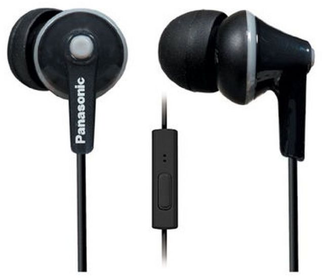 Panasonic® ErgoFit Black In-Ear Earbud Headphones