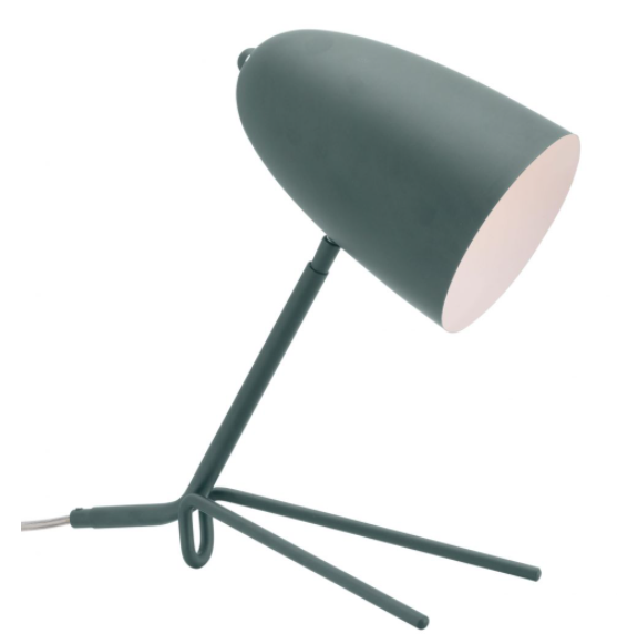 Zuo® Modern Jamison Matte Green Table Lamp-0