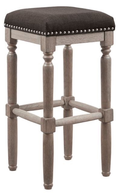Olliix by Madison Park Cirque 2 Gray Bar Stool Set-0