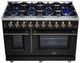 FORNO® Massimo Series Alta Qualita 48" Black Pro Style Gas Range-4